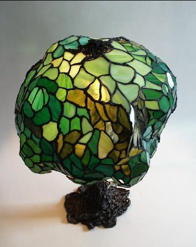 Lampada la quercia illuminata