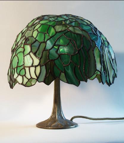 Lampada il salice illuminata