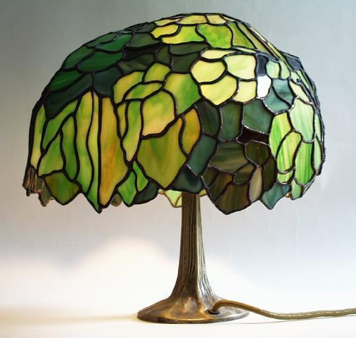 Lampada il salice illuminata