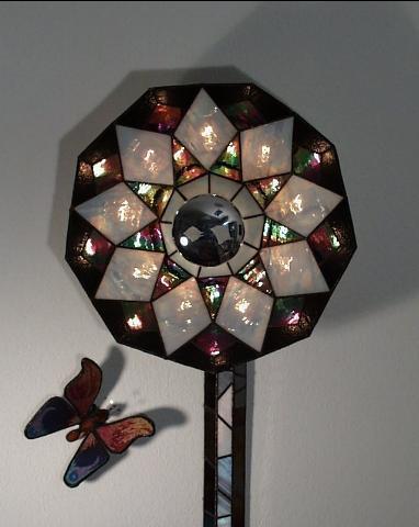 Riflettore lampada di girasole illuminata 