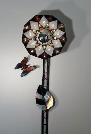 Riflettore lampada di girasole illuminata 