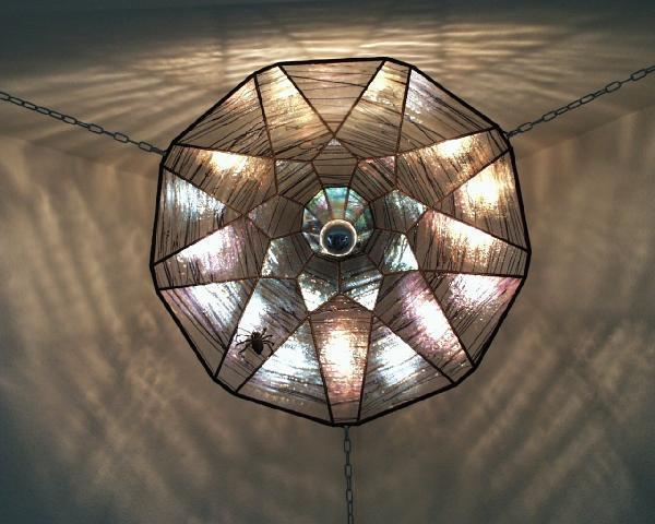 Lampada ragnatela illuminata 