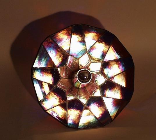 Riflettore lampada variazione colorato fiore illuminata