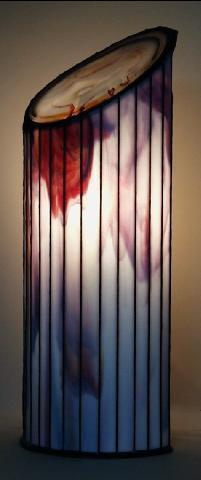 L&aacute;mpara columna con alerta